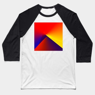 red yellow blue abstract texture Baseball T-Shirt